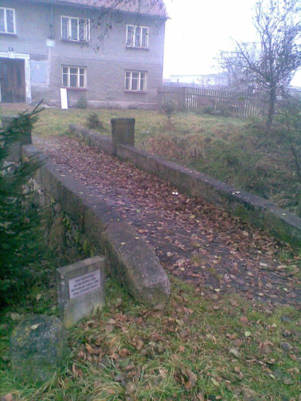 Rekonstrukce historického mostu v Arnolticích u Frýdlantu v Čechách